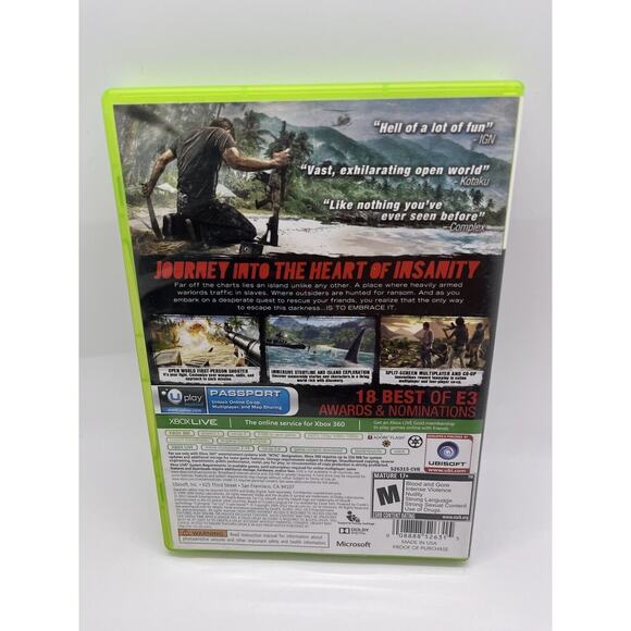 Far Cry 3 (Xbox 360) Complete In Box - Tested, Works - Picture 3 of 5